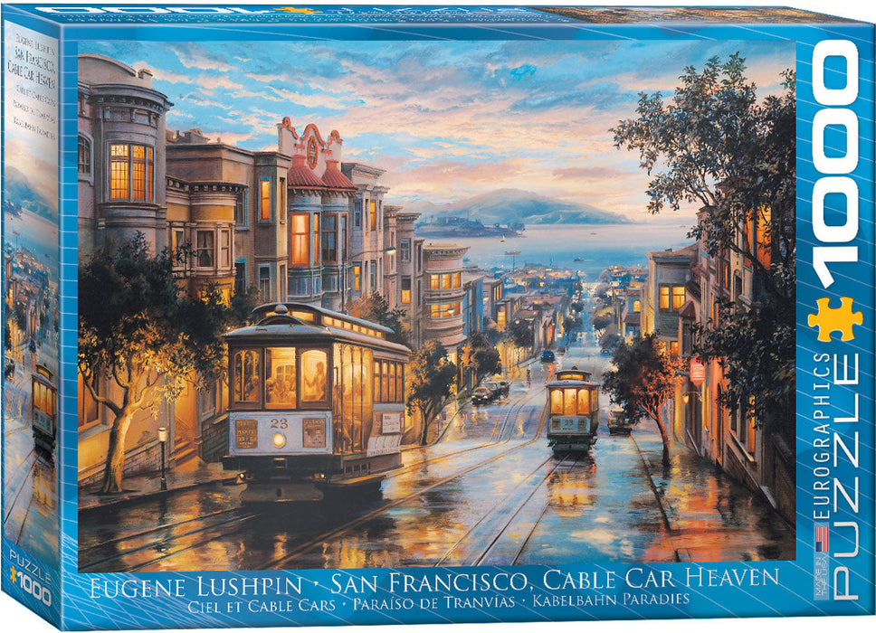 Puzzle: Artist Series - San Francisco Cable Car Heaven by Eugene Lushpin - for just $19.99! 