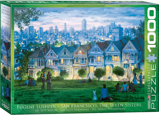 Puzzle: Artist Series - San Francisco The Seven Sisters by Eugene Lushpin - for just $19.99! 