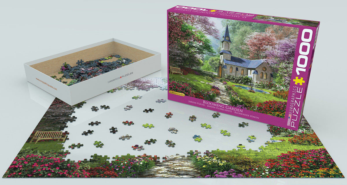 Puzzle: Artist Series - Blooming Garden by Dominic Davison - for just $19.99! 