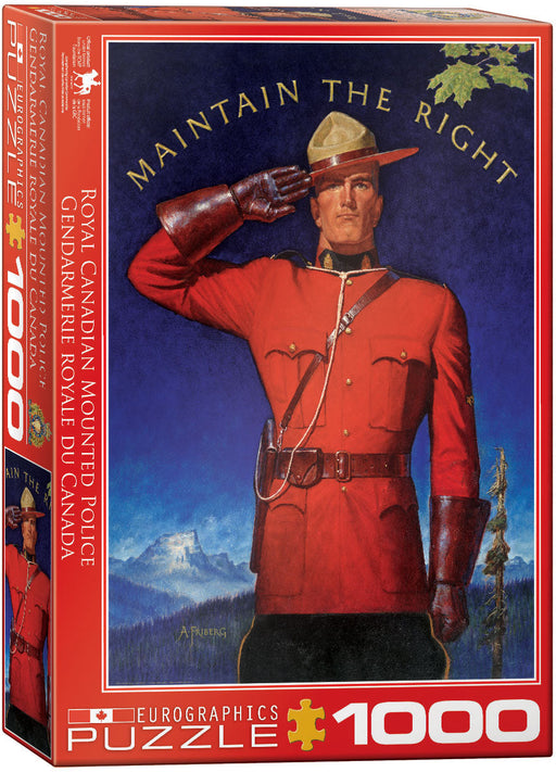 Puzzle: Canadian Vintage Art - RCMP Maintain the Right - for just $19.99! 