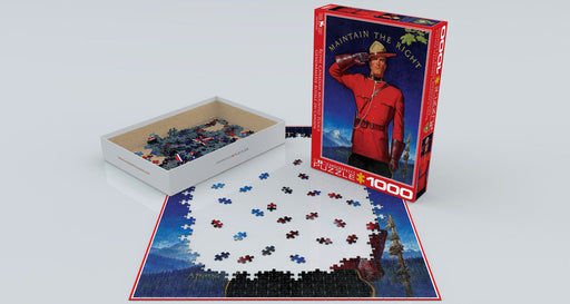Puzzle: Canadian Vintage Art - RCMP Maintain the Right - for just $19.99! 