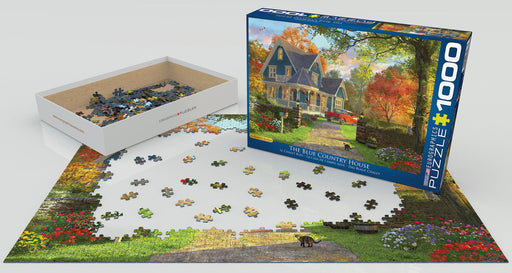 Puzzle: Artist Series - The Blue Country House by Dominic Davison - for just $19.99! 