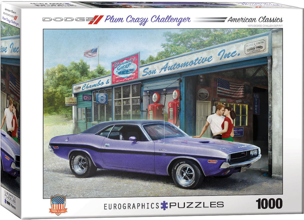 Puzzle: American Car Classics - Plum Crazy Challenger - for just $19.99! 
