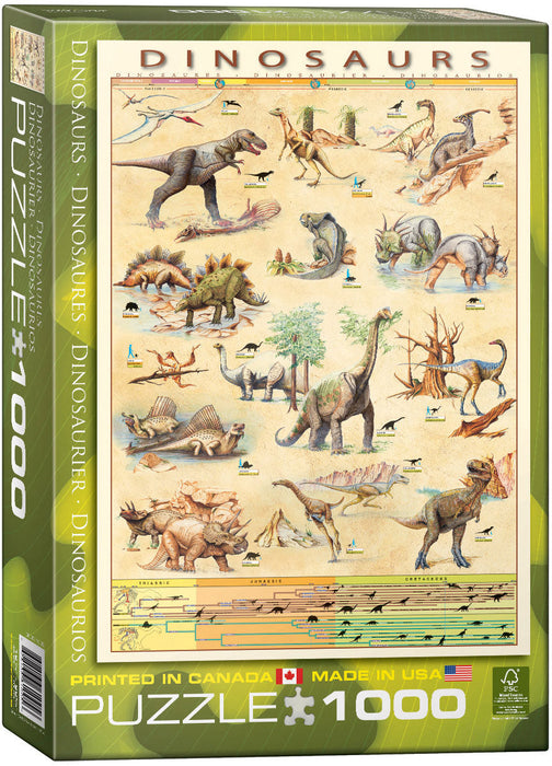 Puzzle: Natural History Charts - Dinosaurs - for just $19.99! 