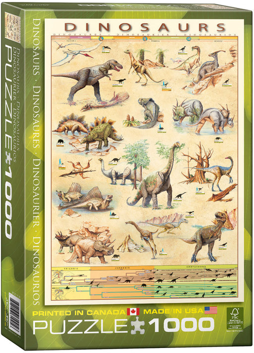 Puzzle: Natural History Charts - Dinosaurs - for just $19.99! 