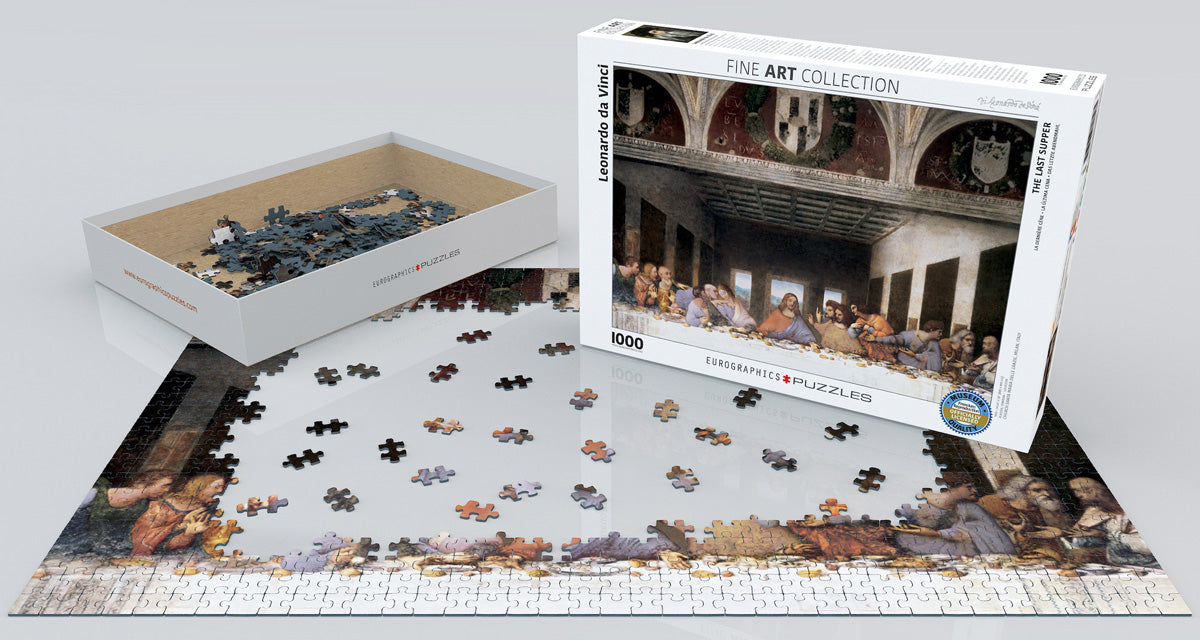 Puzzle: Fine Art Masterpieces - The Last Supper by Leonardo da Vinci - for just $19.99! 