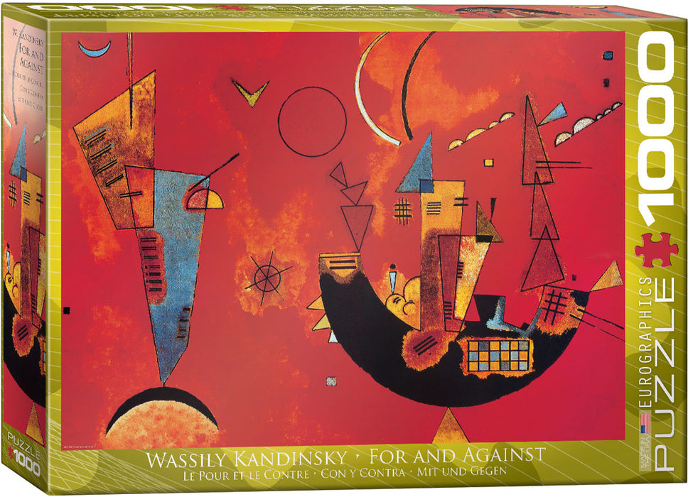 Puzzle: Fine Art Masterpieces -  For and Against by Wassily Kandinsky - for just $19.99! 