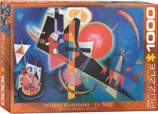 Puzzle: Fine Art Masterpieces - In Blue by Wassily Kandinsky - for just $19.99! 