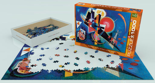 Puzzle: Fine Art Masterpieces - In Blue by Wassily Kandinsky - for just $19.99! 