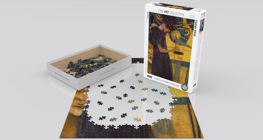 Puzzle: Fine Art Masterpieces - The Music by Gustav Klimt - for just $19.99! 