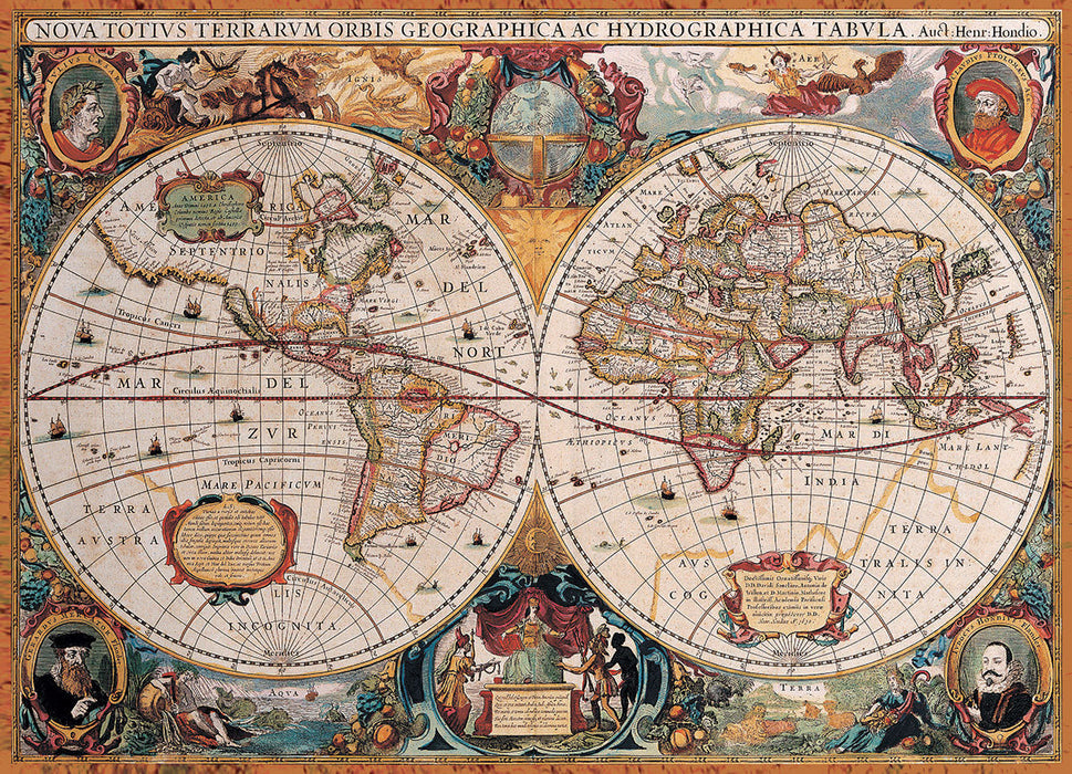 Puzzle: Maps & Flags - Orbis Geographica World Map - for just $19.99! 