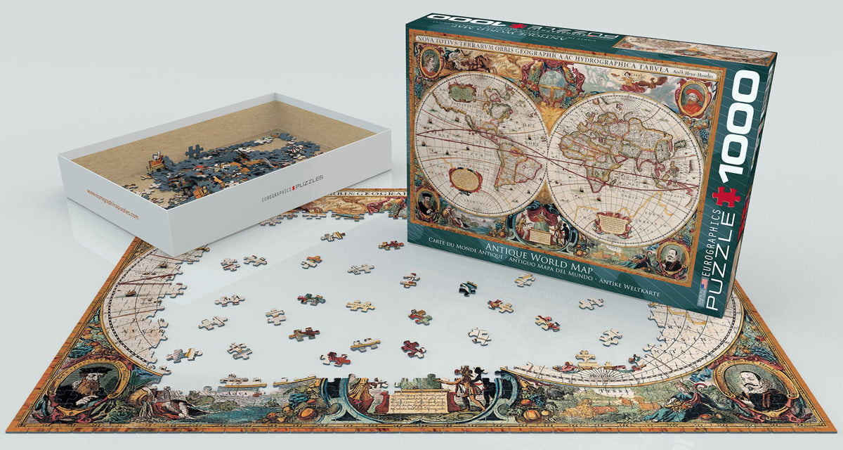Puzzle: Maps & Flags - Orbis Geographica World Map - for just $19.99! 