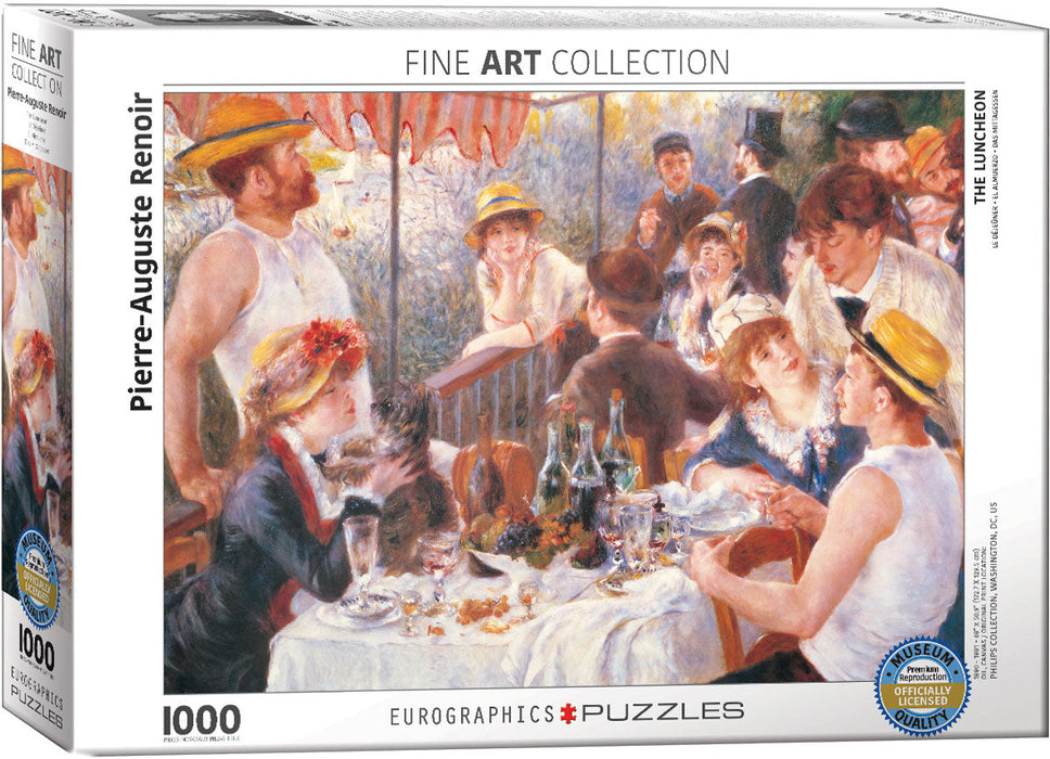 Puzzle: Fine Art Masterpieces - The Luncheon by Pierre-Auguste Renoir - for just $19.99! 