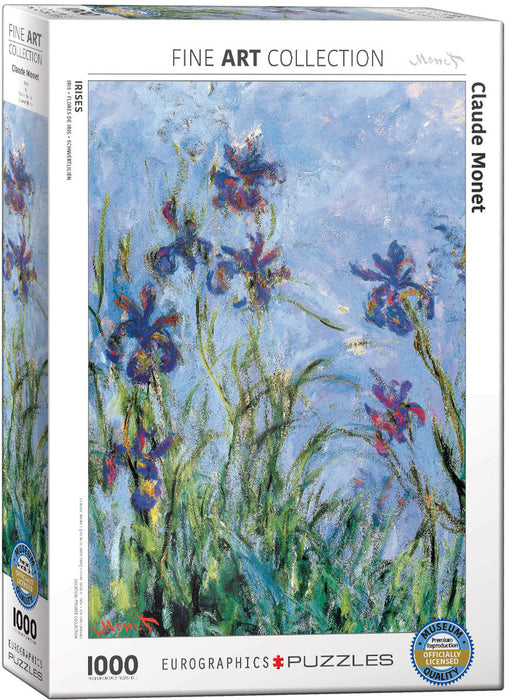 Puzzle: Fine Art Masterpieces - Irises (Detail) by Claude Monet - for just $19.99! 