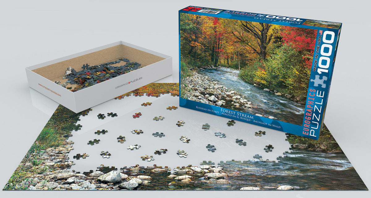Puzzle: Scenic Photography - Forest Stream - for just $19.99! 