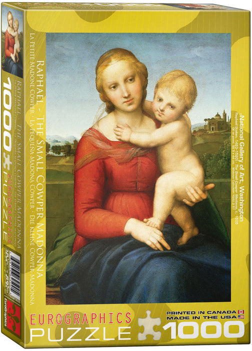 Puzzle: Fine Art Masterpieces - The Small Cowper Madonna by Raphael - for just $19.99! 