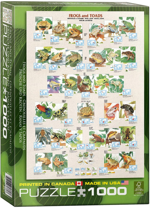 Puzzle: Animal Charts - Frogs - for just $19.99! 