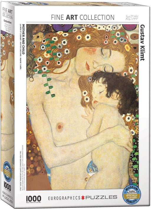 Puzzle: Fine Art Masterpieces - Mother and Child (Detail) by Gustav Klimt - for just $19.99! 