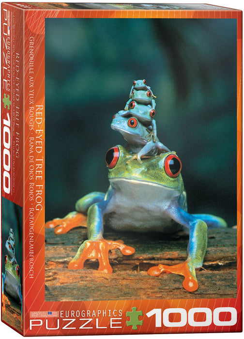 Puzzle: Animal Life Photography - Red-Eyed Tree Frog - for just $19.99! 