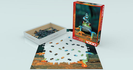 Puzzle: Animal Life Photography - Red-Eyed Tree Frog - for just $19.99! 