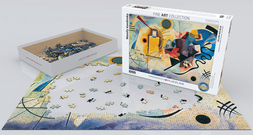 Puzzle: Fine Art Masterpieces - Yellow Red Blue by Wassily Kandinsky - for just $19.99! 