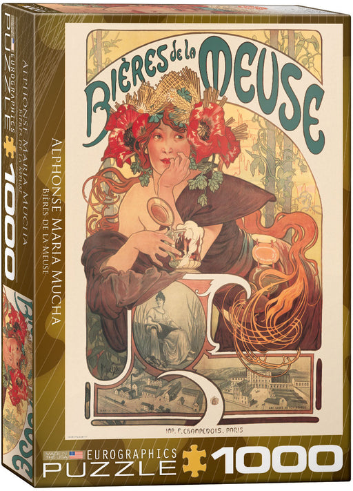 Puzzle: Bières de la Meuse by Alphonse Maria Mucha - for just $19.99! 