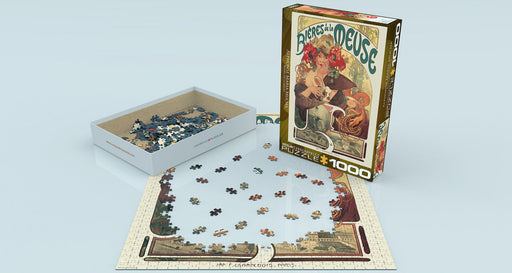 Puzzle: Bières de la Meuse by Alphonse Maria Mucha - for just $19.99! 