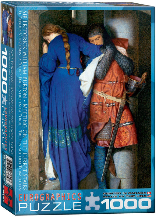 Puzzle: Fine Art Masterpieces - Meeting on the Turret Stairs by Sir Frederick William Burton - for just $19.99! 
