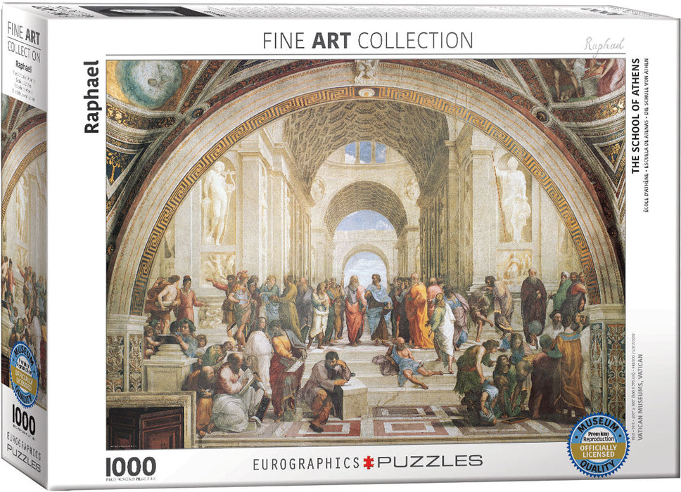 Puzzle: Fine Art Masterpieces - School of Atens by Raphael - for just $19.99! 
