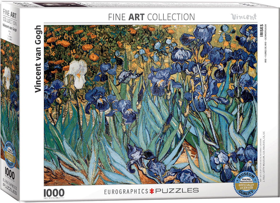 Puzzle: Fine Art Masterpieces - Irises by Vincent van Gogh - for just $19.99! 