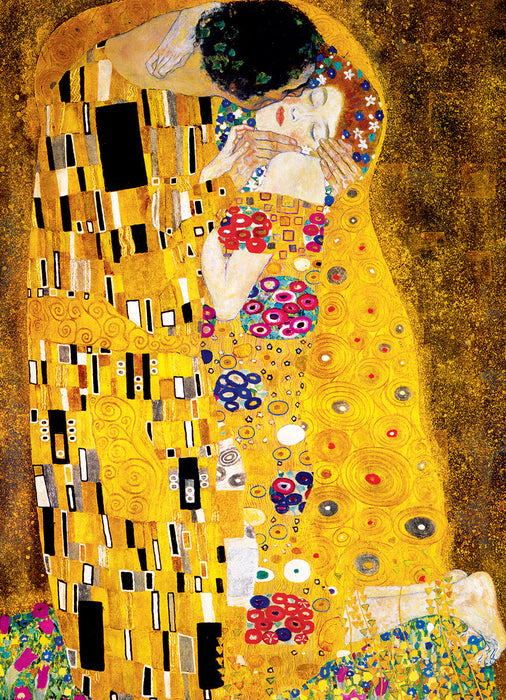 Puzzle: Fine Art Masterpieces - The Kiss by Gustav Klimt - for just $19.99! 