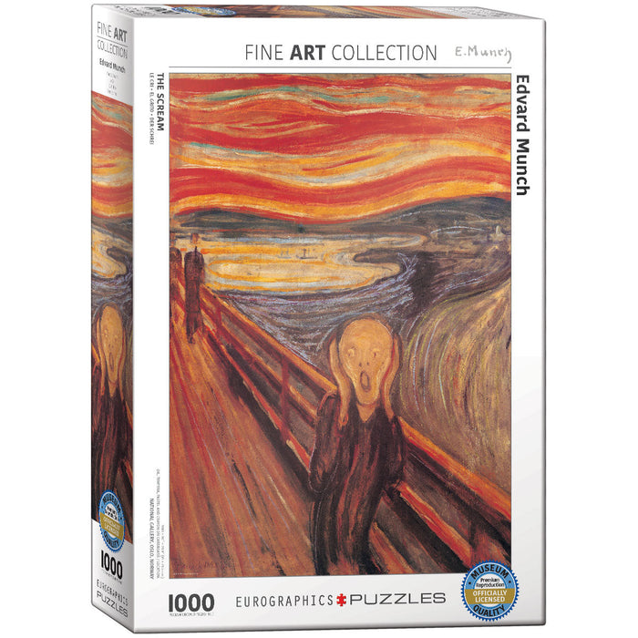 Puzzle: Fine Art Masterpieces -  The Scream by Edvard Munch - for just $19.99! 