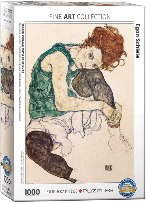 Puzzle: Fine Art Masterpieces - The Artist's Wife by Egon Schiele - for just $19.99! 