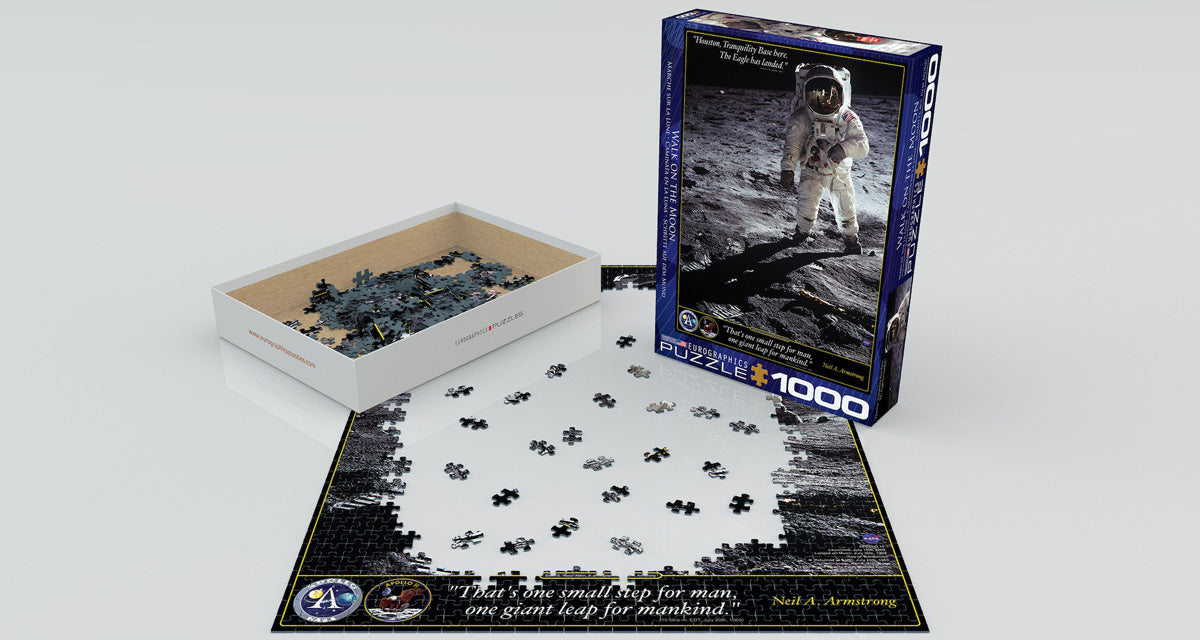 Puzzle: Space Exploration - Walk on the Moon - for just $19.99! 