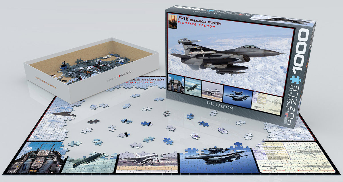 Puzzle: Sea & Land Transportation - F-16 Falcon - for just $19.99! 
