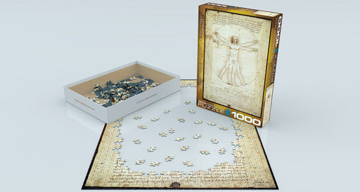 Puzzle: History & General Interest - The Vitruvian Man by Leonardo da Vinci - for just $19.99! 