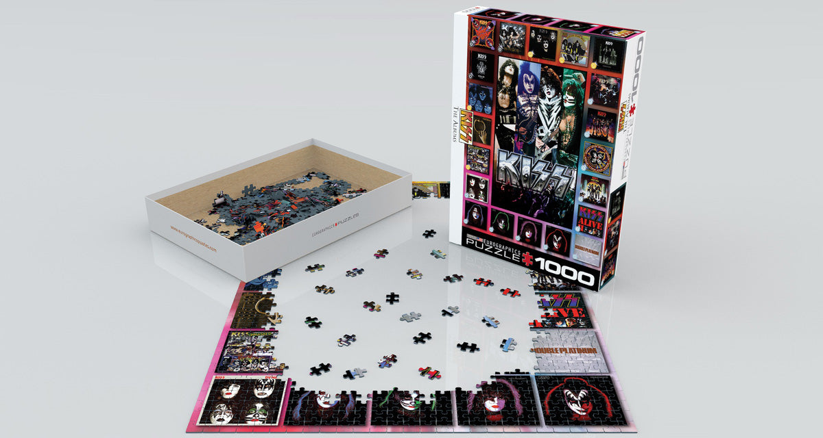 Puzzle: Celebrities Collection - KISS The Albums - for just $19.99! 