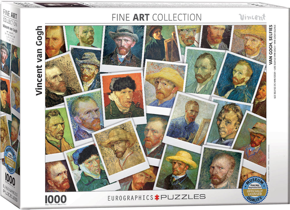 Puzzle: Fine Art Masterpieces - Van Gogh Selfies by Vincent van Gogh - for just $19.99! 