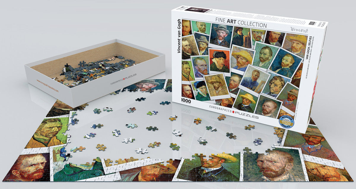 Puzzle: Fine Art Masterpieces - Van Gogh Selfies by Vincent van Gogh - for just $19.99! 