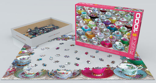 Puzzle: Vintage Art Collages - Tea Cup Collection - for just $19.99! 