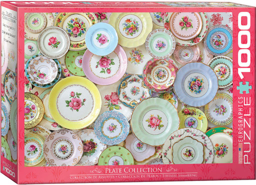Puzzle: Vintage Tea Set Collection - Plate Collection - for just $19.99! 