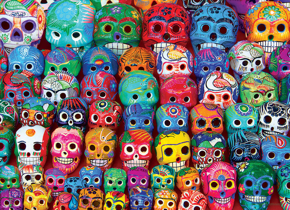 Puzzle: Colors of World - Traditional Mexican Skulls - for just $19.99! 