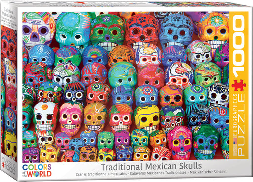 Puzzle: Colors of World - Traditional Mexican Skulls - for just $19.99! 