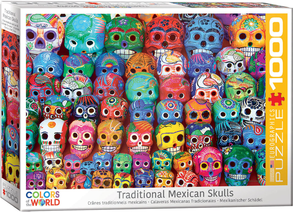 Puzzle: Colors of World - Traditional Mexican Skulls - for just $19.99! 