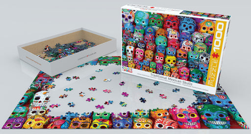 Puzzle: Colors of World - Traditional Mexican Skulls - for just $19.99! 