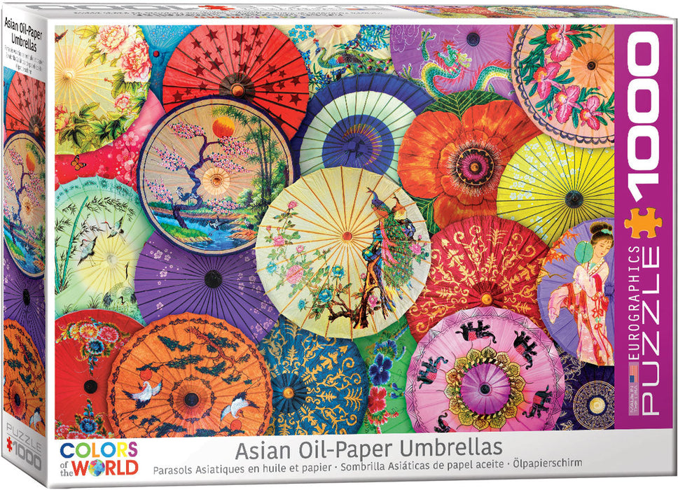 Puzzle: Colors of the World - Asian Oil-Paper Umbrellas - for just $19.99! 