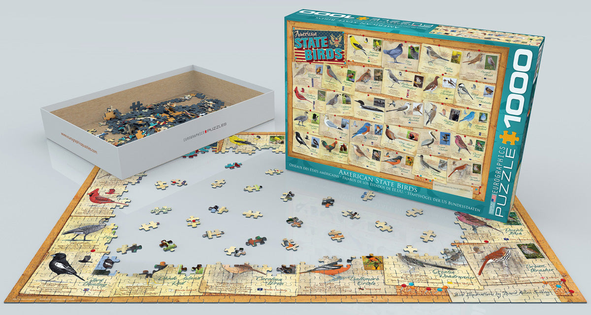 Puzzle: Great American Outdoors - State Birds - for just $19.99! 
