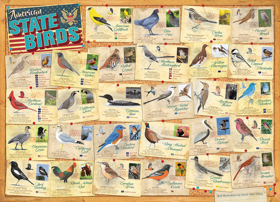 Puzzle: Great American Outdoors - State Birds - for just $19.99! 