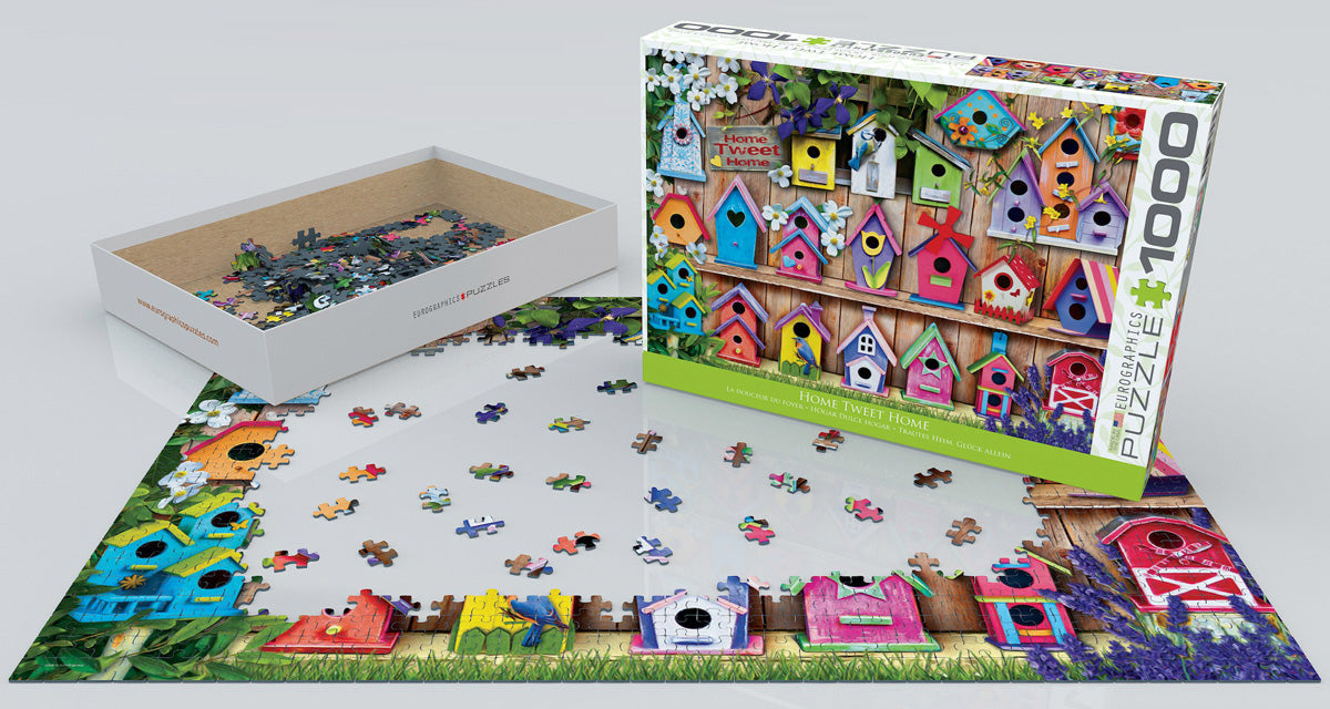 Puzzle: Garden - Home Tweet Home (Birdhouses) - for just $19.99! 