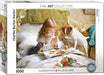 Puzzle: Fine Art Masterpieces - Suspense by Charles Burton Barber - for just $19.99! 